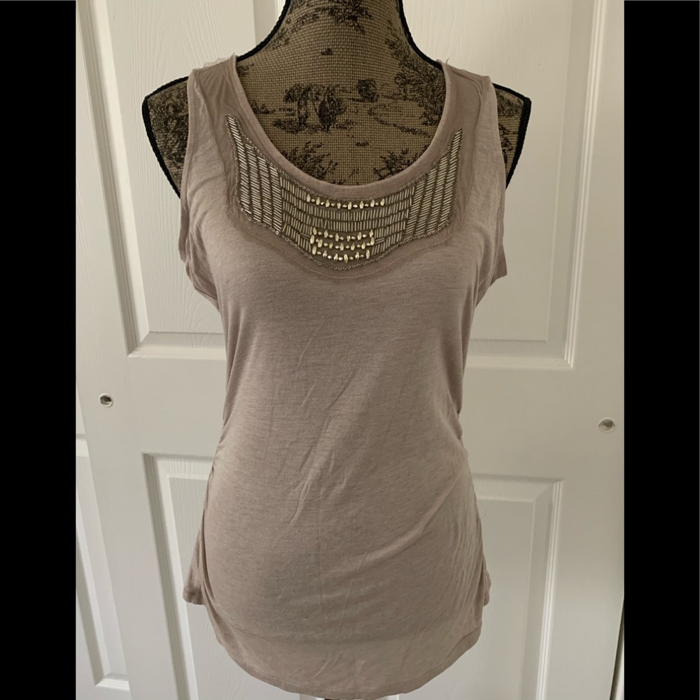 The Limited beaded accent sleeveless top